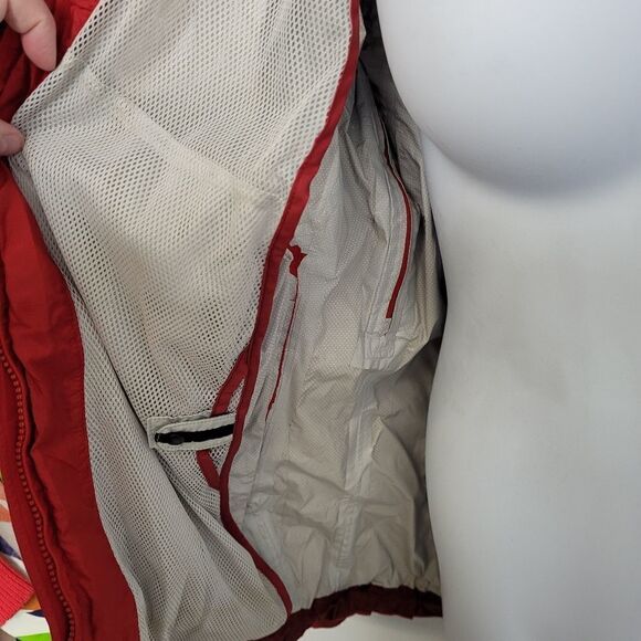 MARMOT jacket burgundy red precip eco packable coat M - Picture 10 of 17